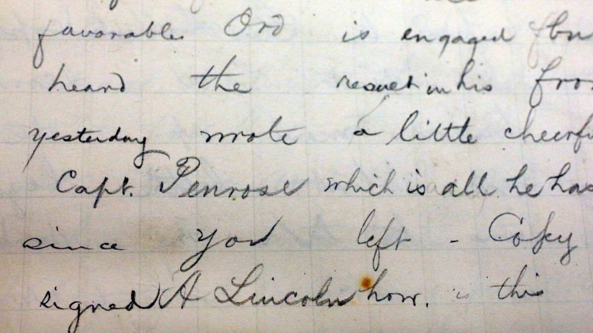 Transcription of a telegram from Abraham Lincoln to Union Maj. Gen. Godfrey Weitzel.
