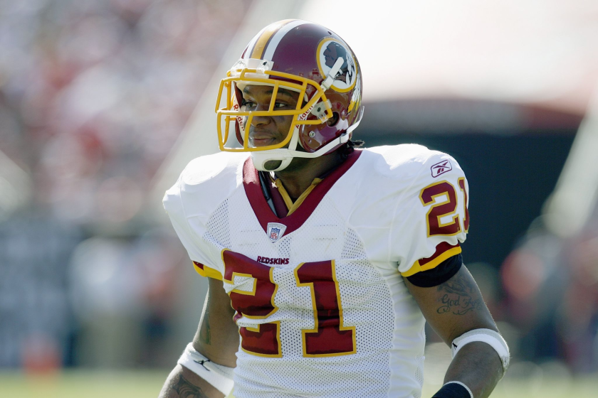 TAMPA - NOVEMBER 19: Sean Taylor #21 of the Washington Redskins looks on.