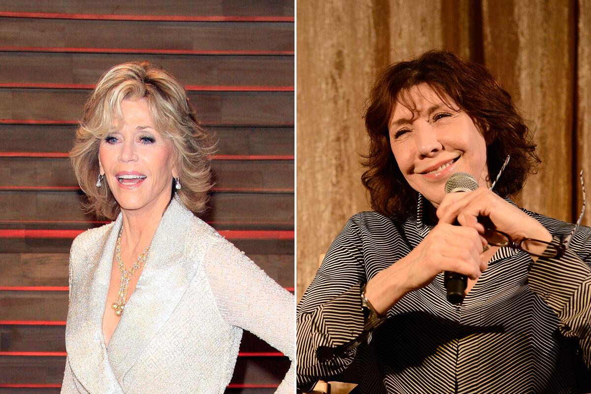 Jane Fonda, left, and Lily Tomlin will star in the new Netflix sitcom "Grace and Frankie."