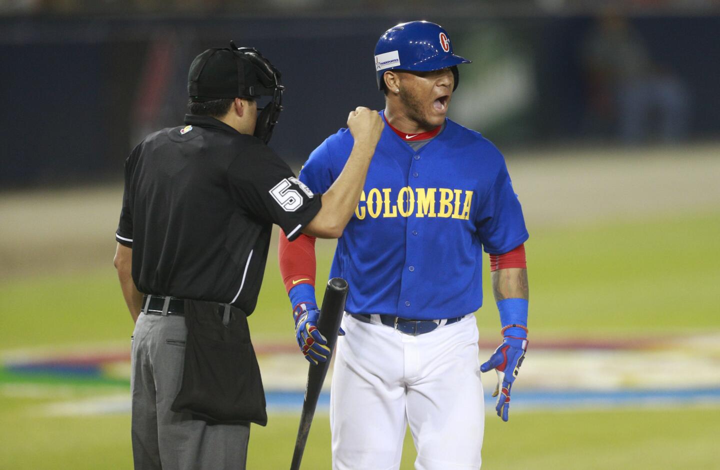 APphoto_Panama Colombia World Baseball Classic