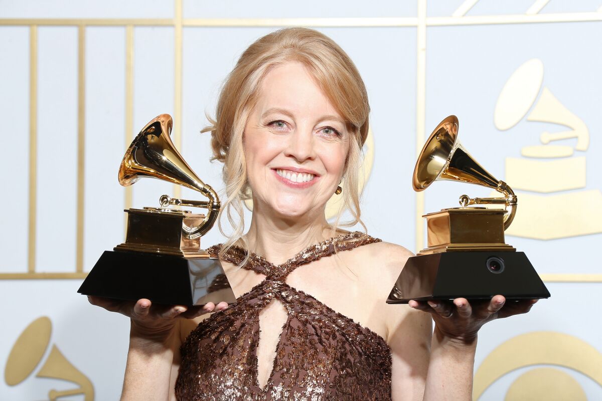 Composer and band leader Maria Schneider, a multiple Grammy Award winner, will perform with her orchestra Sunday, March 5.