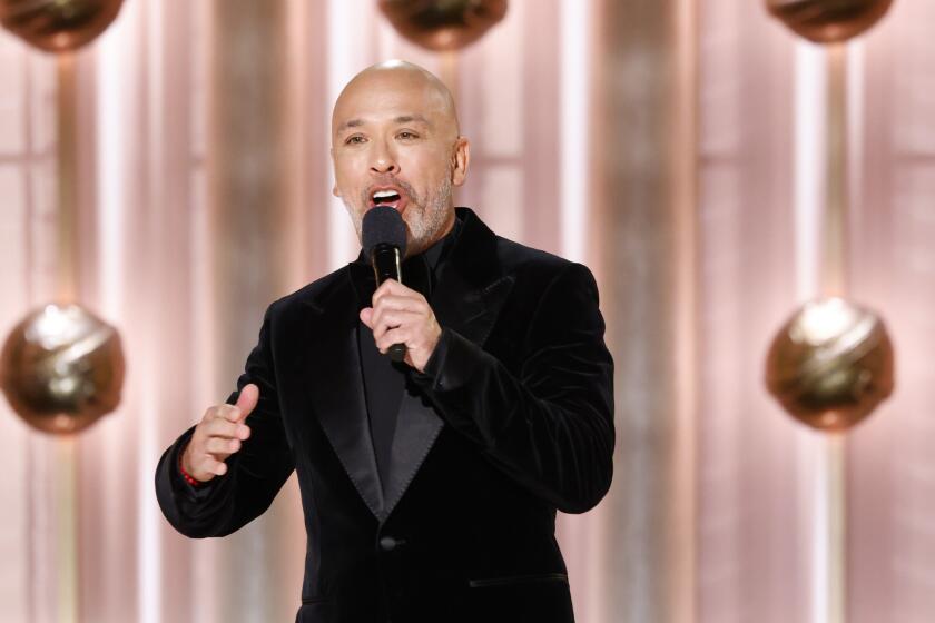 Jo Koy hosts the 2024 Golden Globe Awards.