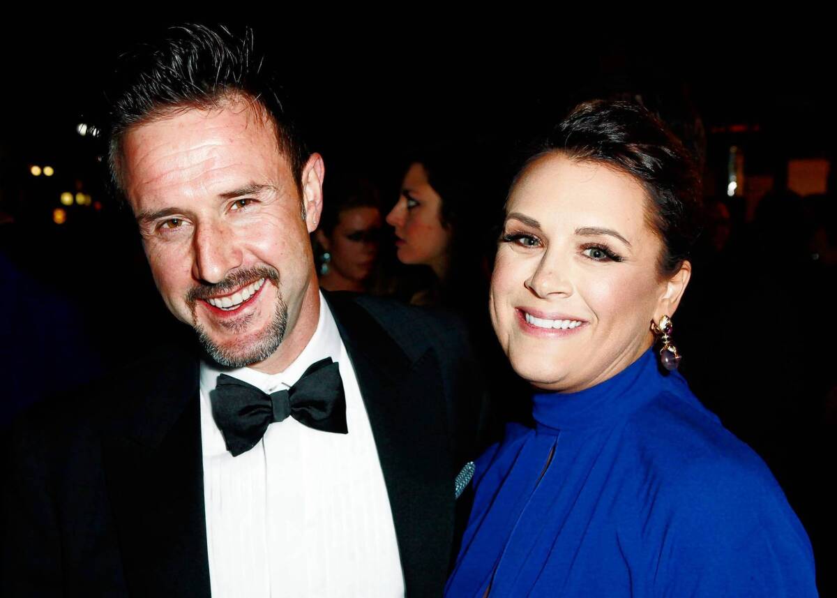 Actor David Arquette and Jennifer Howell, founder of the Art of Elysium. Arquette is to be honored with the Spirit of Elysium Award at the organization's sixth annual gala Jan. 12.