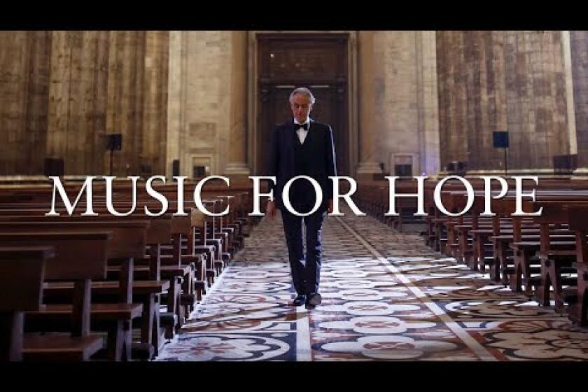 'Andrea Bocelli: Music For Hope' - Live from Duomo di Milano