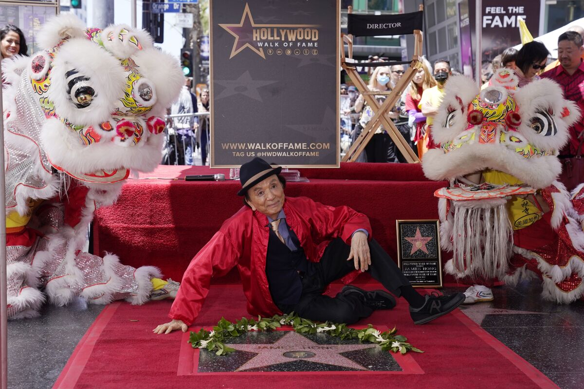 James Hong makes history with Hollywood Walk of Fame star - Los ...