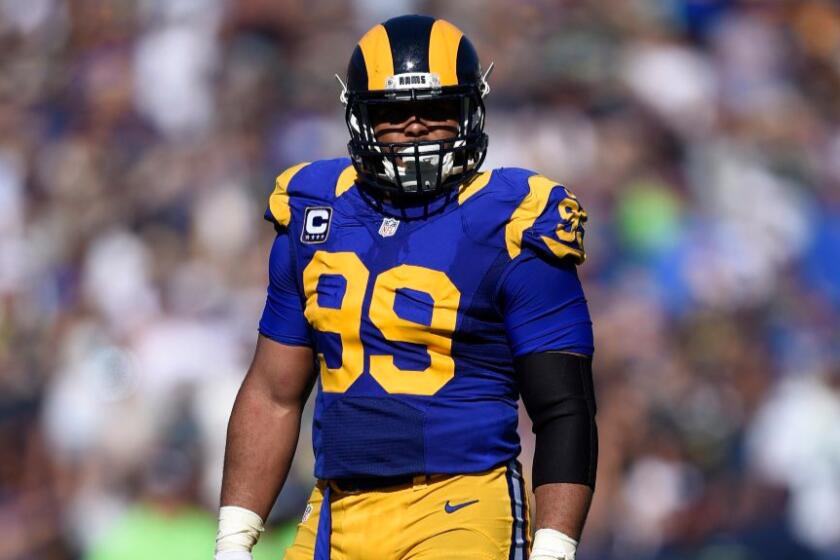 Rams defensive tackle Aaron Donald might find some extra motivation in a disrespectful comment Buffalo Coach Rex Ryan made two years ago.