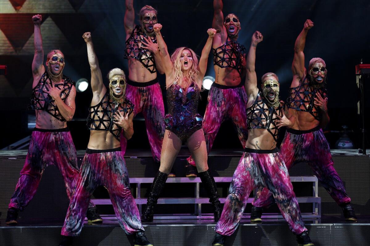 Recording artist Ke$ha performed as an opening act for Pitbull at the Hollywood Bowl, June 18, 2013.
