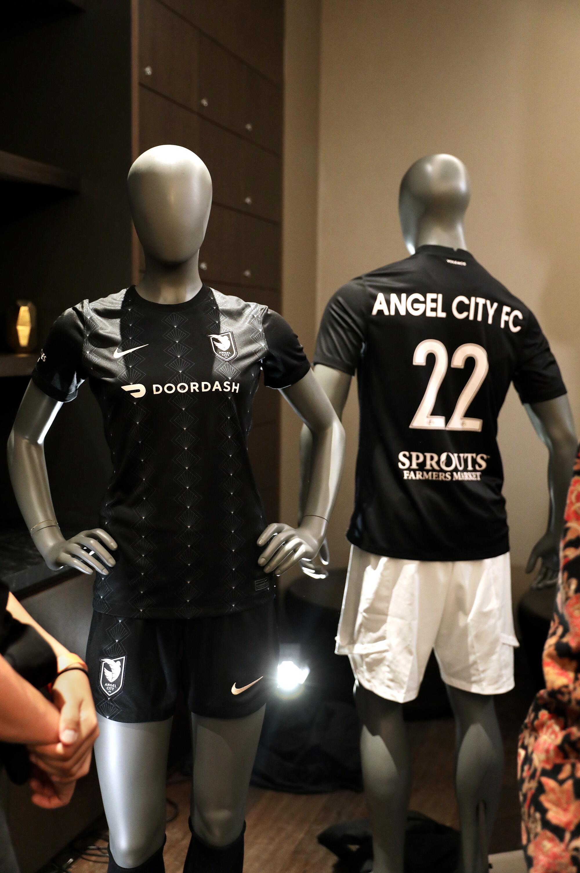 Angel City FC unveils the team's inaugural home jersey