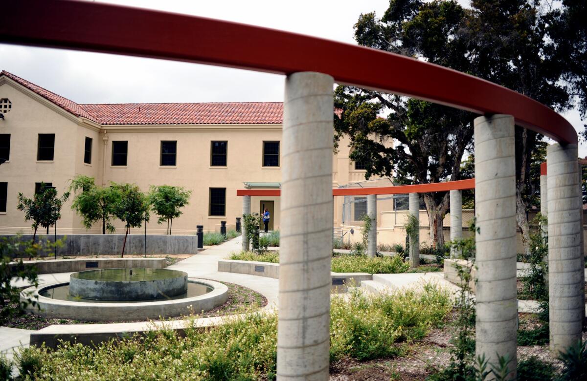 The women's garden at the West Los Angeles Veterans Affairs campus.