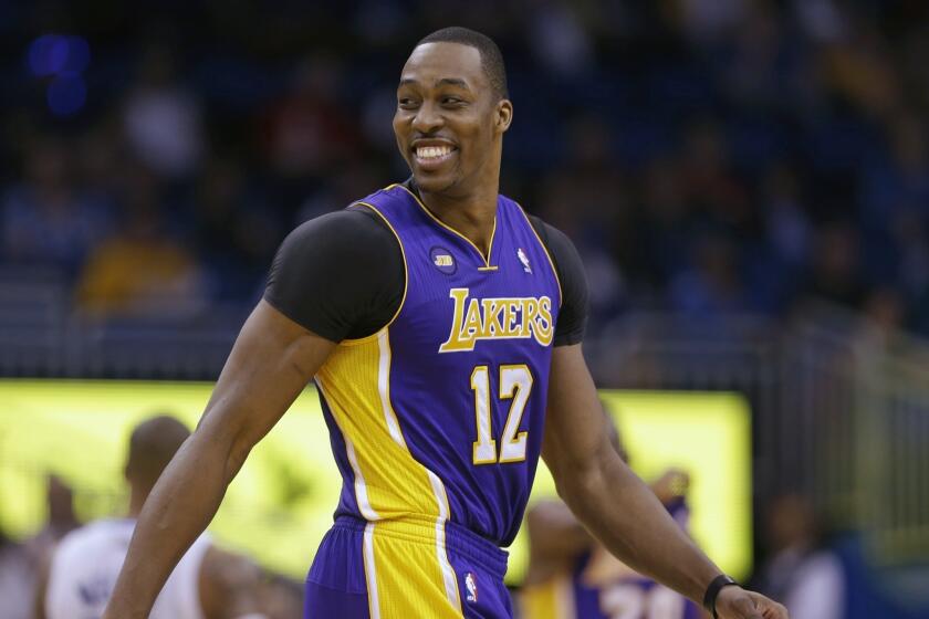 Dwight Howard is optimistic about the Lakers' post-season chances -- if they can just make the playoffs first.