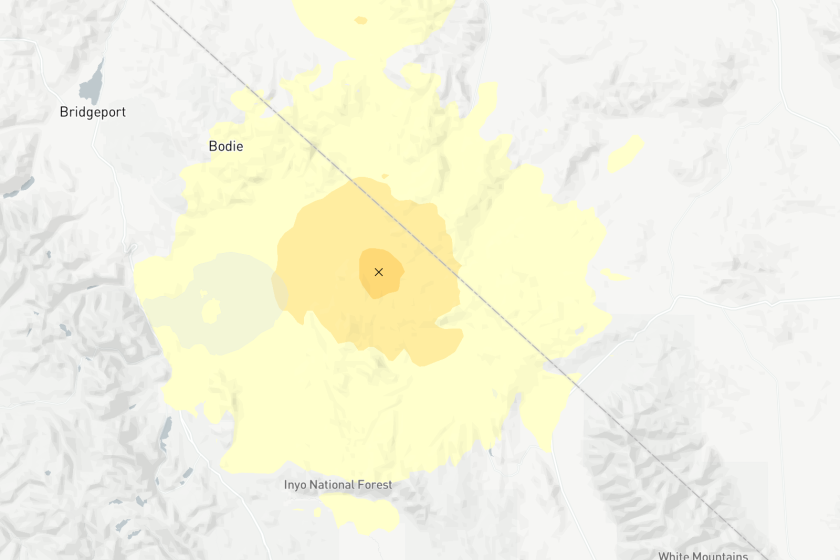 Quake near Gardnerville Ranchos, Nev.