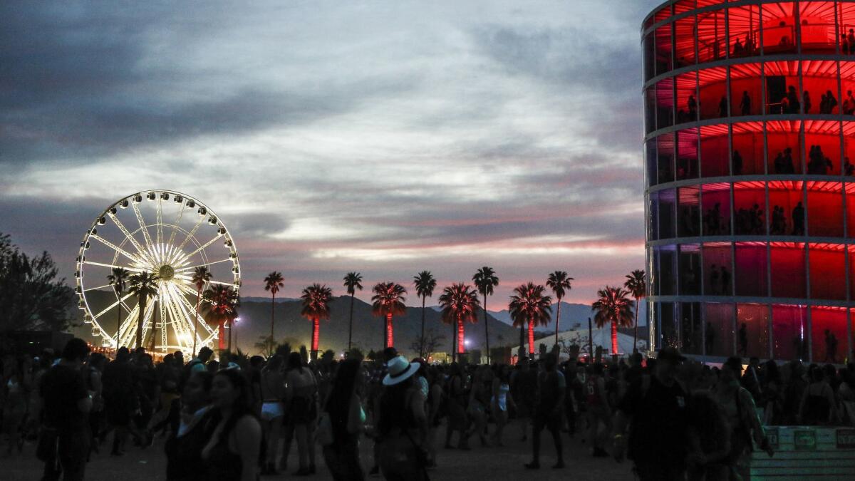 The sun sets on the 2018 edition of Coachella. The festival is celebrating its 20th year this year.