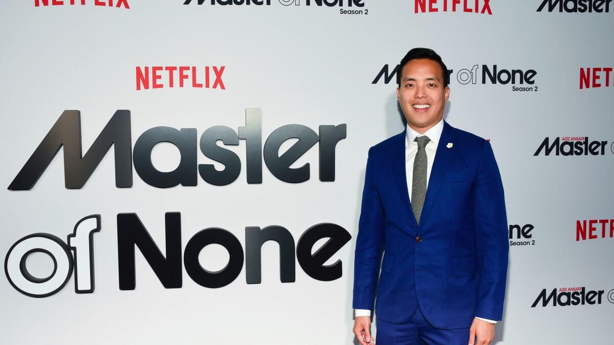 Co-creator and executive producer Alan Yang attends Netflix's "Master of None" Season 2 premiere at the SVA Theatre on Thursday in New York.