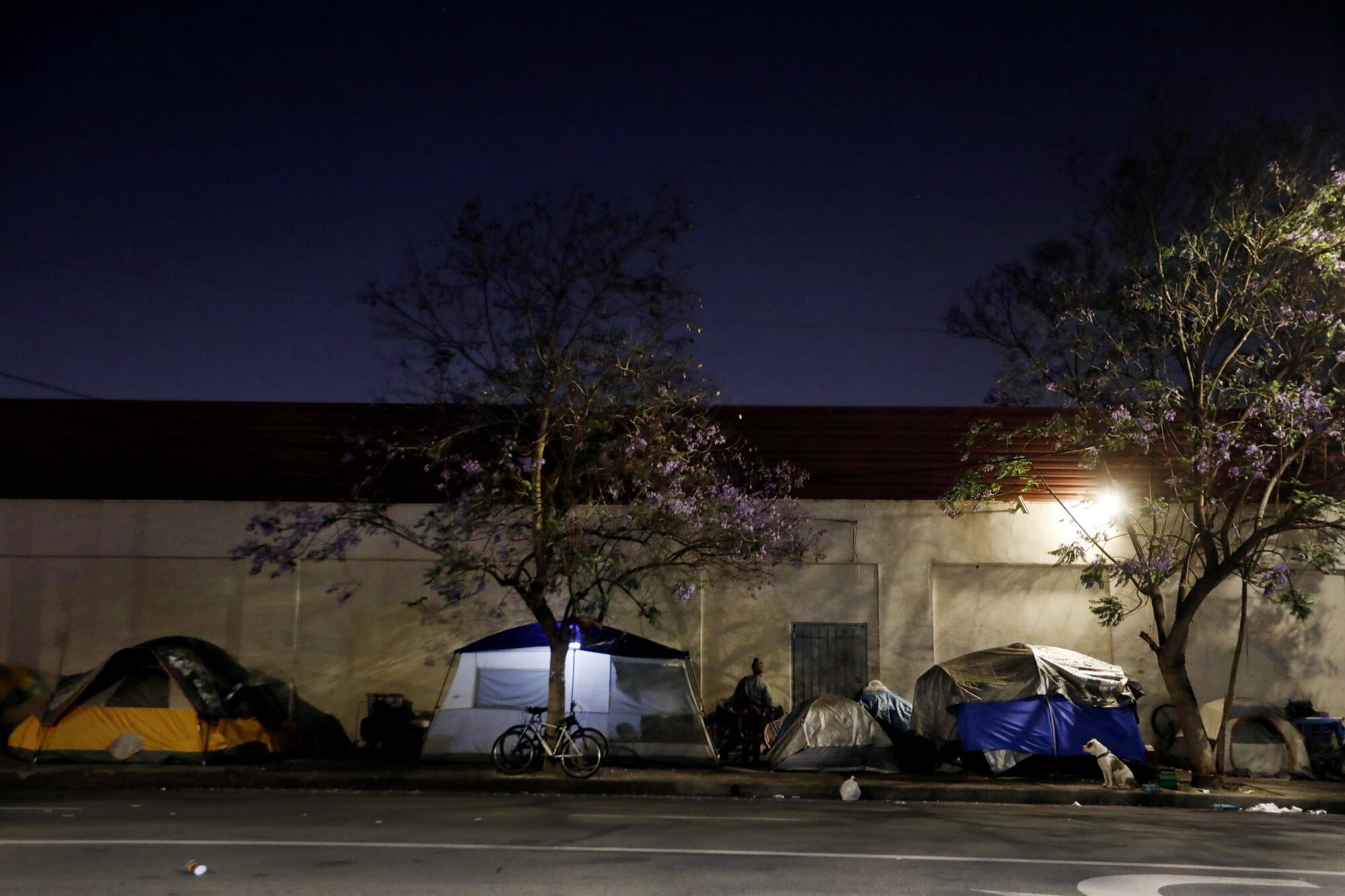 Homeless encampment