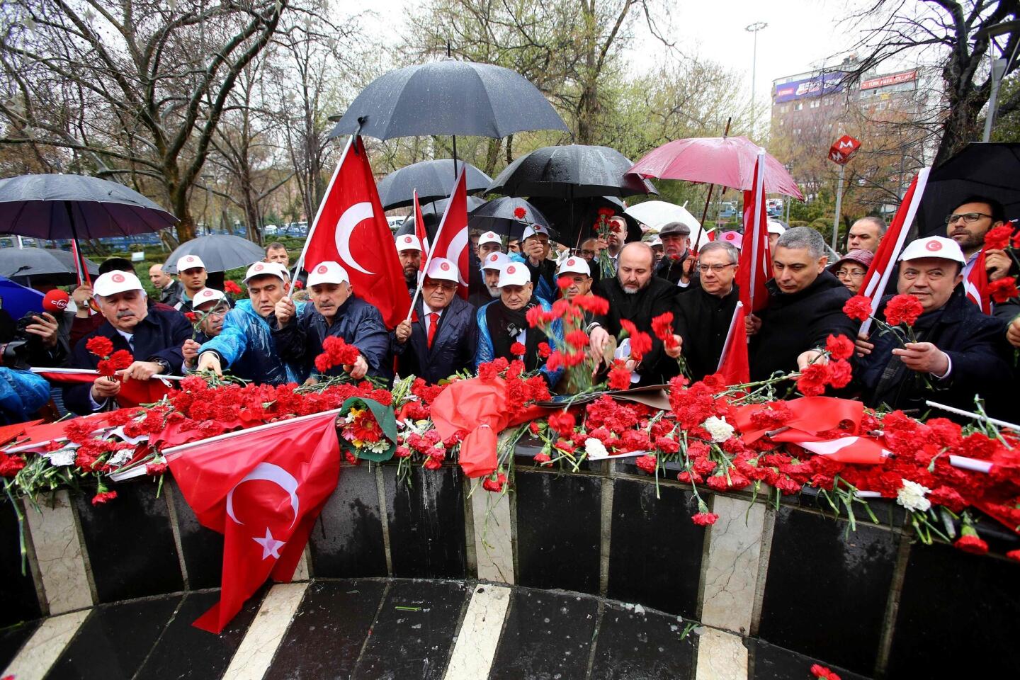 Remembering in Ankara after bombing in Istanbul