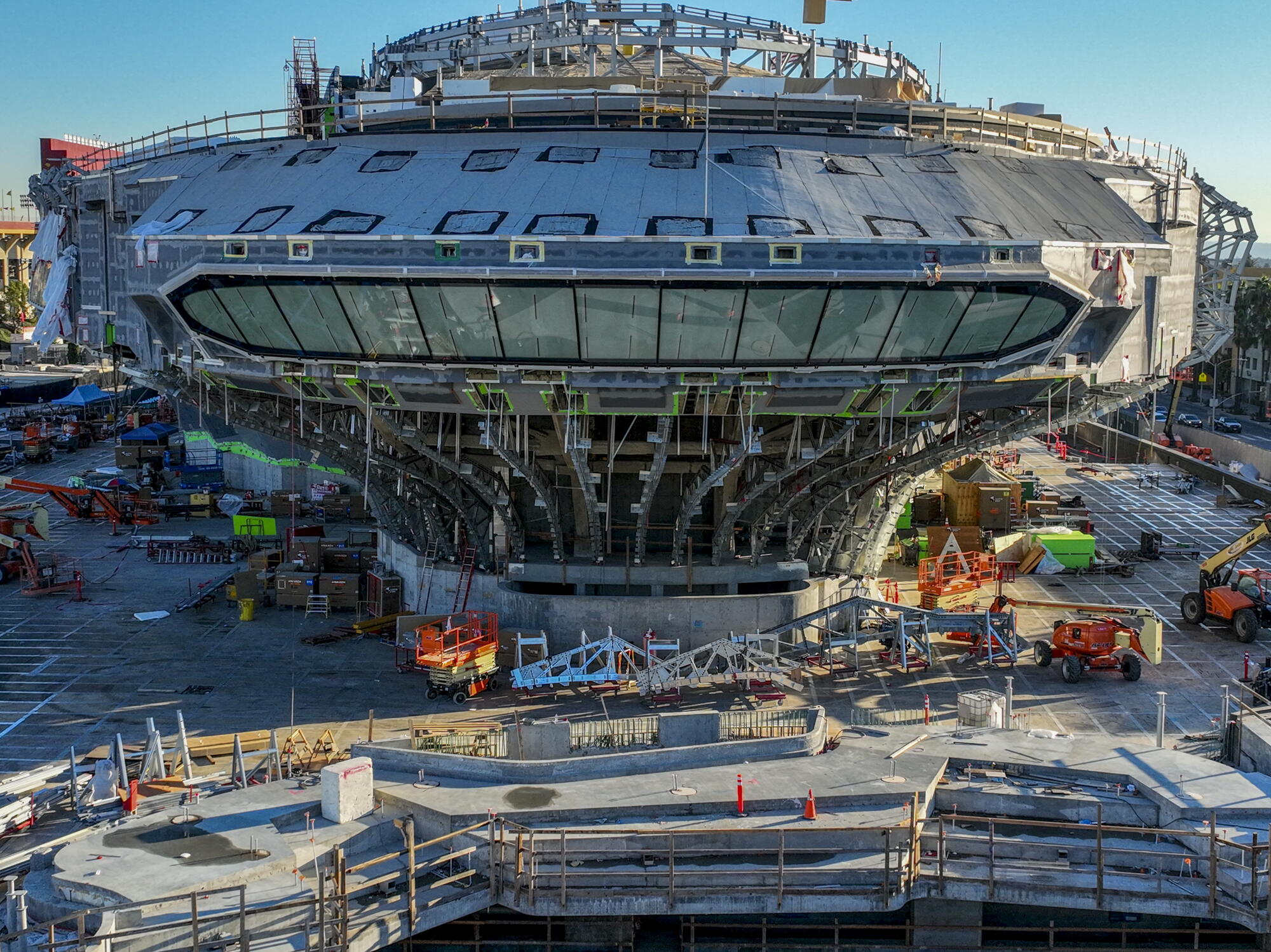 Lucums Building Lucas Museum of Narrative Art under construction - Los Angeles Times