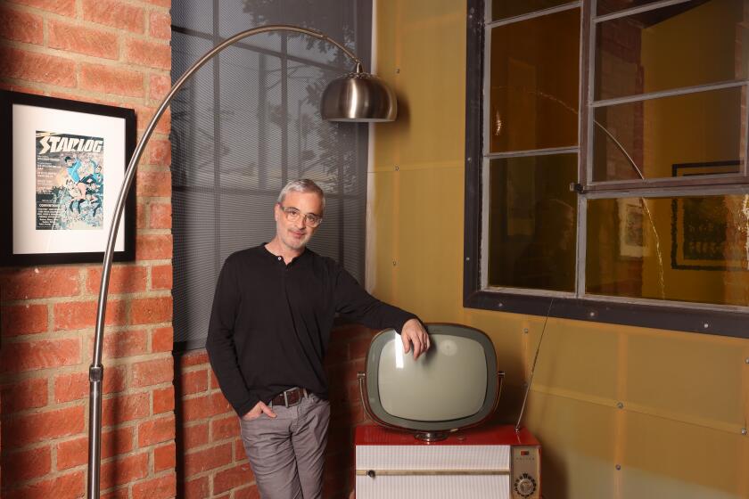 Santa Monica, CA - May 21: Alex Kurtzman, the executive producer behind Paramount's new generation "Star Trek" franchise, poses for a portrait at Secret Hideout production offices on Tuesday, May 21, 2024 in Santa Monica, CA. The finale for the new-gen series "Star Trek: Discovery," premieres May 30. (Dania Maxwell / Los Angeles Times)