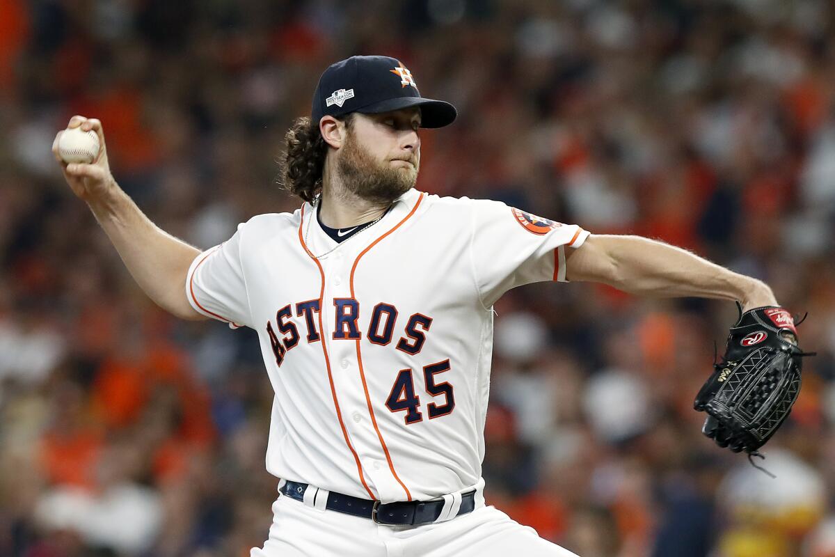 Will the Angels beat out the New York Yankees and others in their pursuit of free-agent pitcher Gerrit Cole?