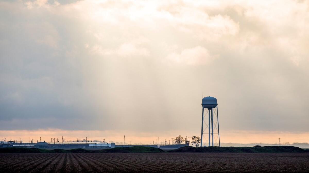 The sun rises behind Cummins Unit, an Arkansas Department of Correction prison outside Gould where eight inmates are scheduled to be put to death within an 11-day span by lethal injection.