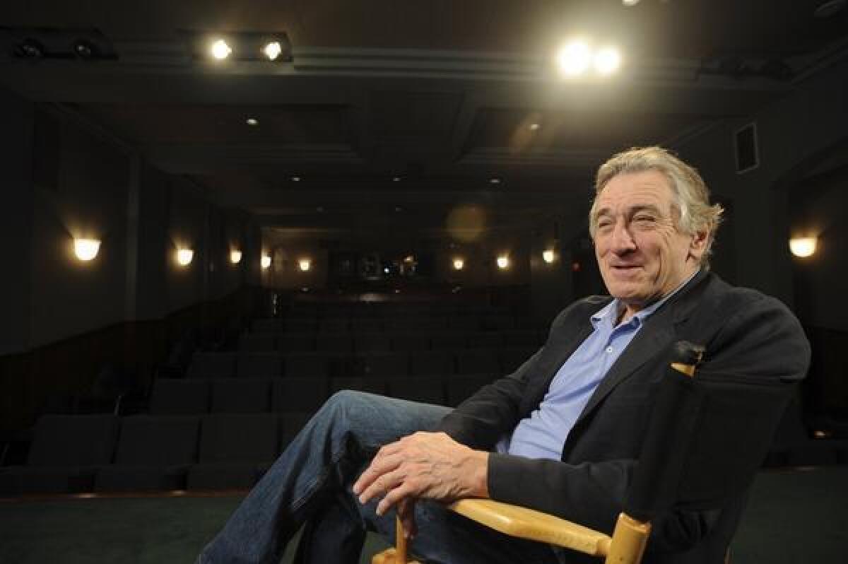 Robert De Niro, shown here at the Aero Theatre in Santa Monica recently, will take part in an HBO documentary about his artist father, Robert De Niro Sr.