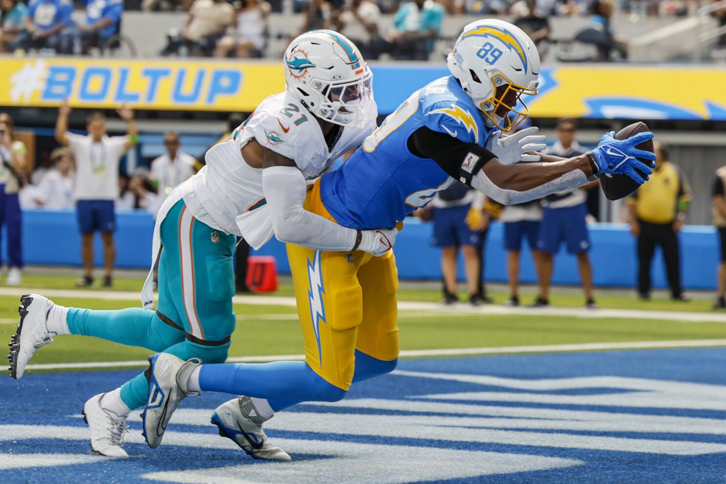 Defense lets down Chargers as Dolphins win season opener, 36-34 - Los  Angeles Times