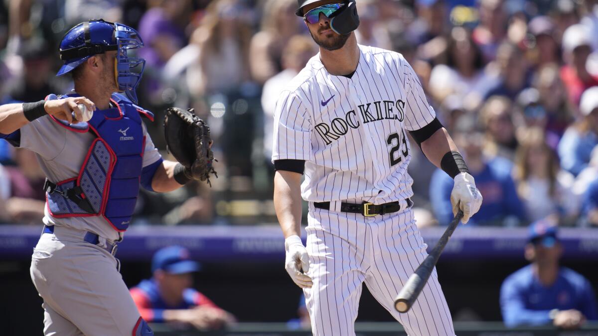 Back soreness sends Rockies OF Kris Bryant back to IL - NBC Sports