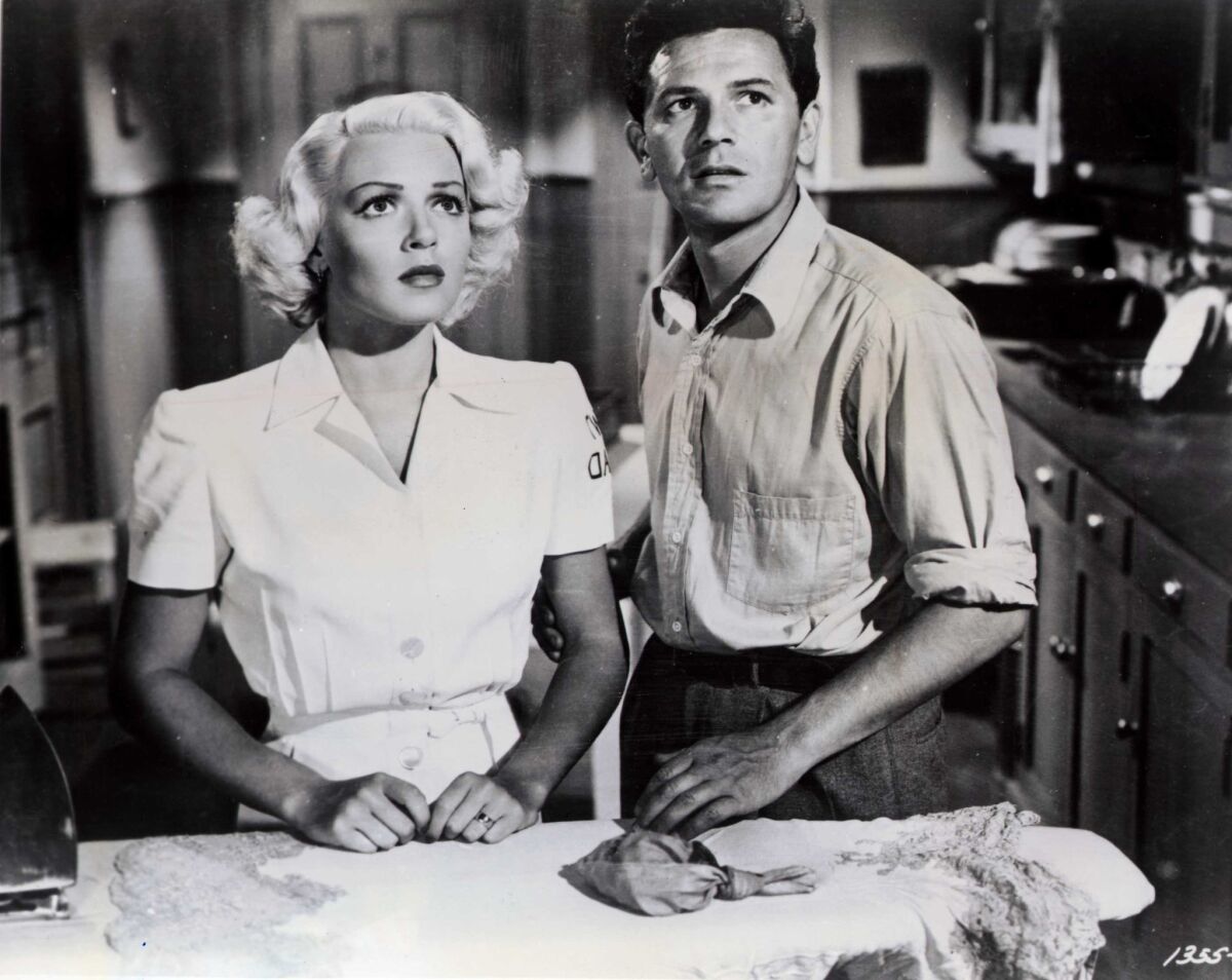 Lana Turner and John Garfield in "The Postman Always Rings Twice." (MGM)