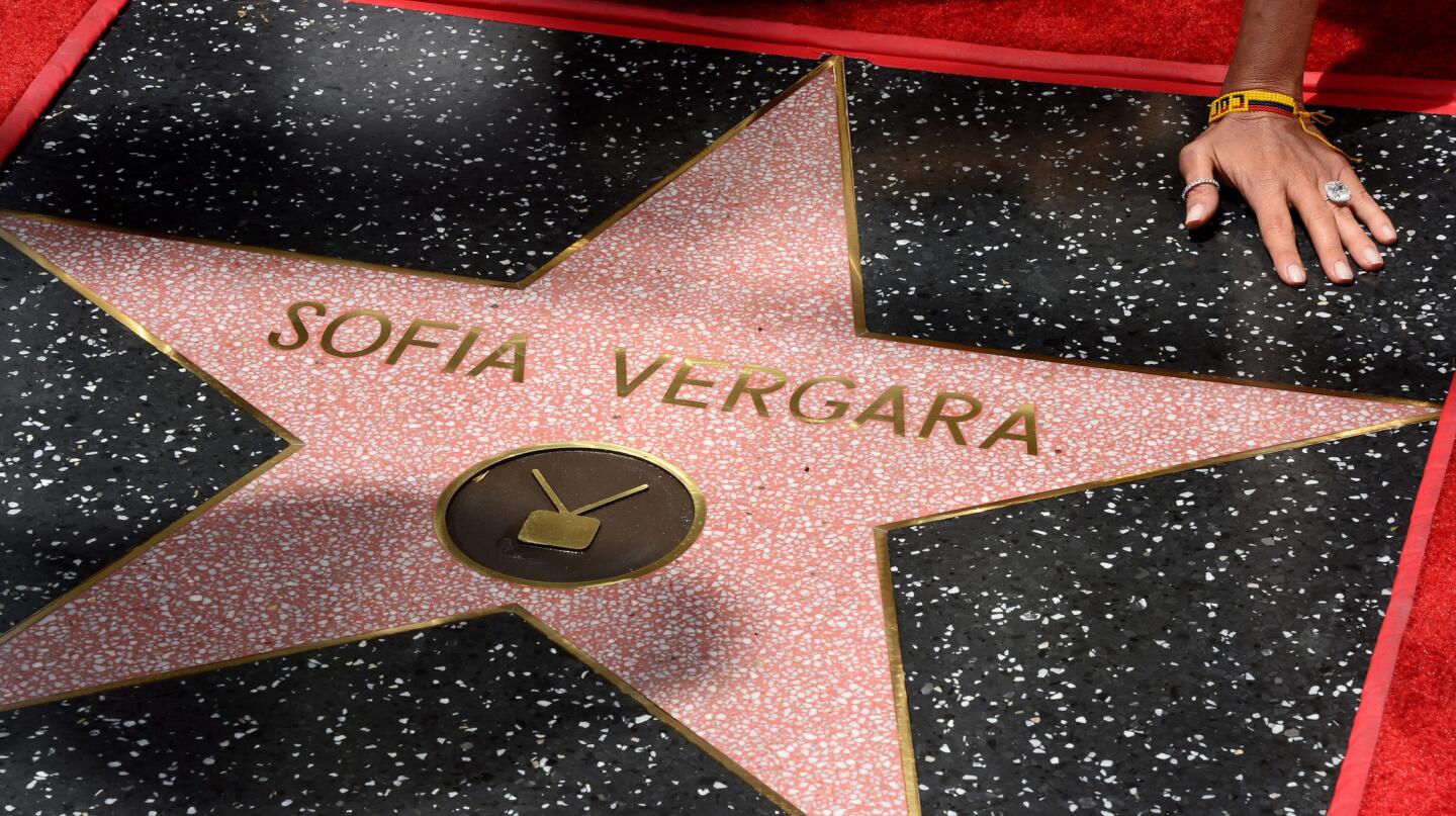 Sofia Vergara gets her star