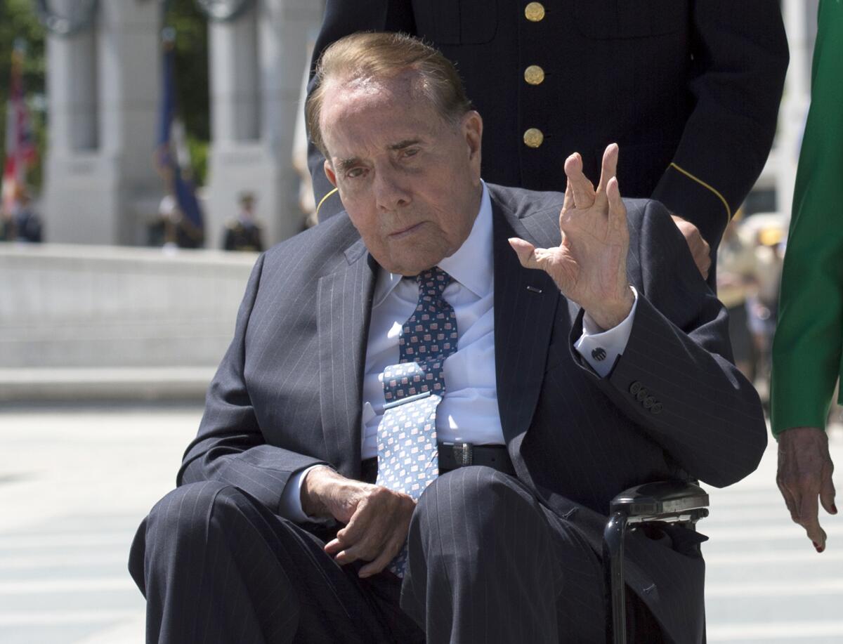 WWII veteran and former Republican Senate Majority Leader Bob Dole recently made his second poignant trip to the Capitol to promote the U.N. disability treaty, urging former colleagues to vote for what he called "not a Republican or a Democrat treaty."