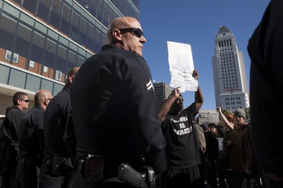 Op Ed Shooting Of La Homeless Man Underscores Risks Decisions Police Face Los Angeles Times