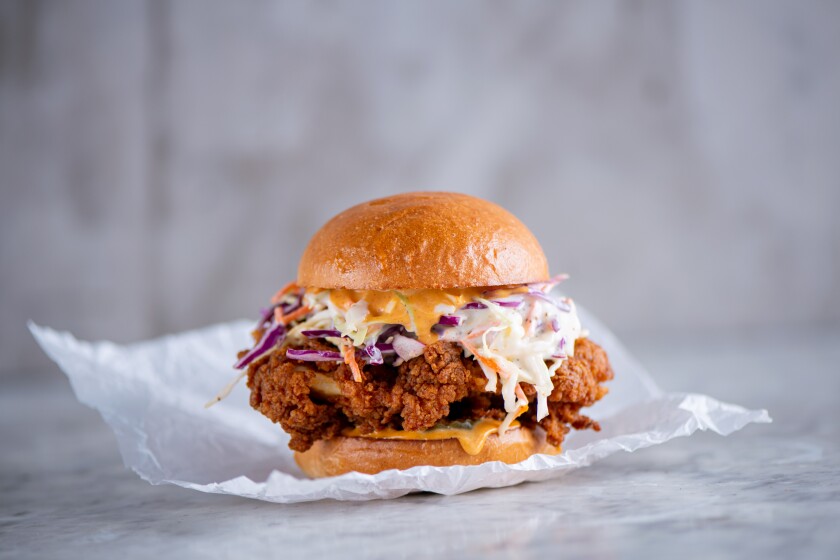 Sam's Crispy Chicken starts delivering fried chicken sandwiches Friday