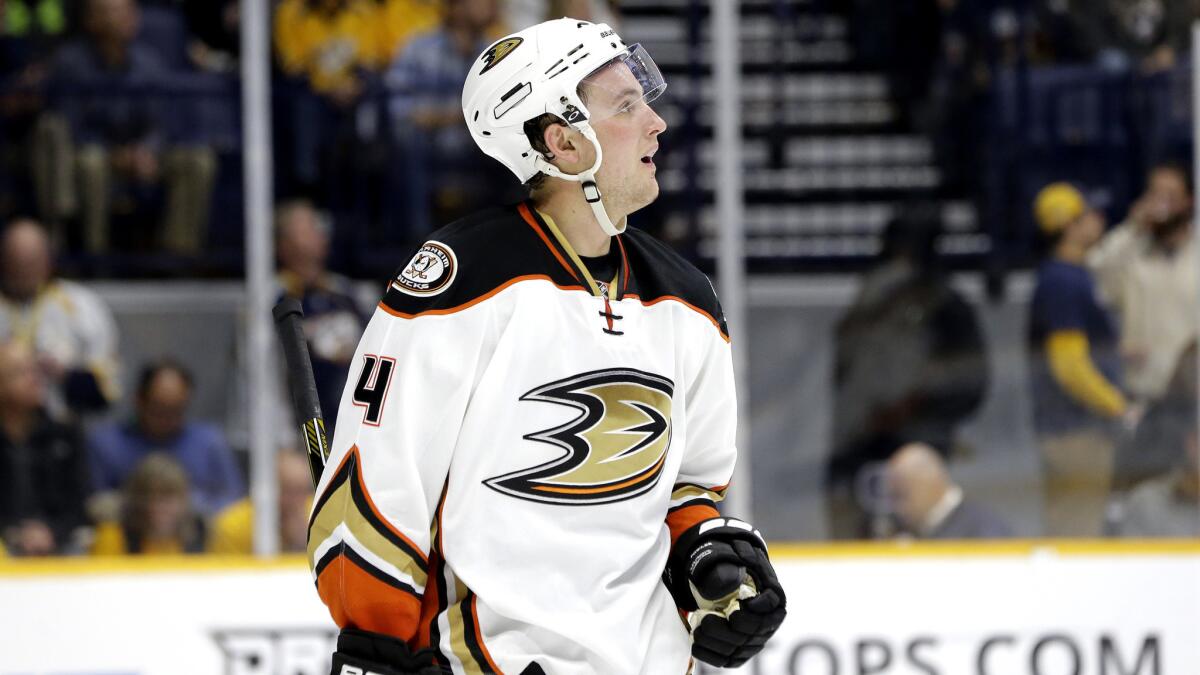 Ducks defenseman Cam Fowler is expected to play Thursday.