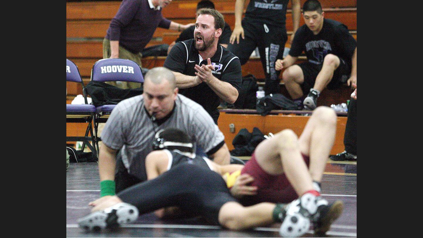 Photo Gallery: Rio Hondo League wrestling between Hoover and La Cañada