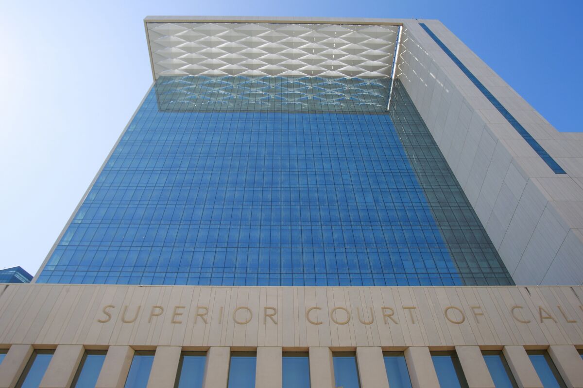 The new San Diego Central Courthouse. The city paid out more than $2 million this week in three lawsuits.