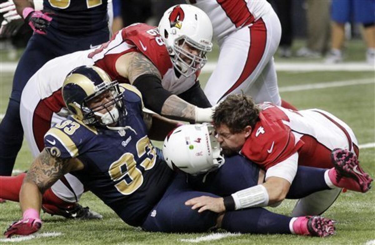 Rams get 9 sacks, bust Cardinals' unbeaten run - The San Diego Union-Tribune