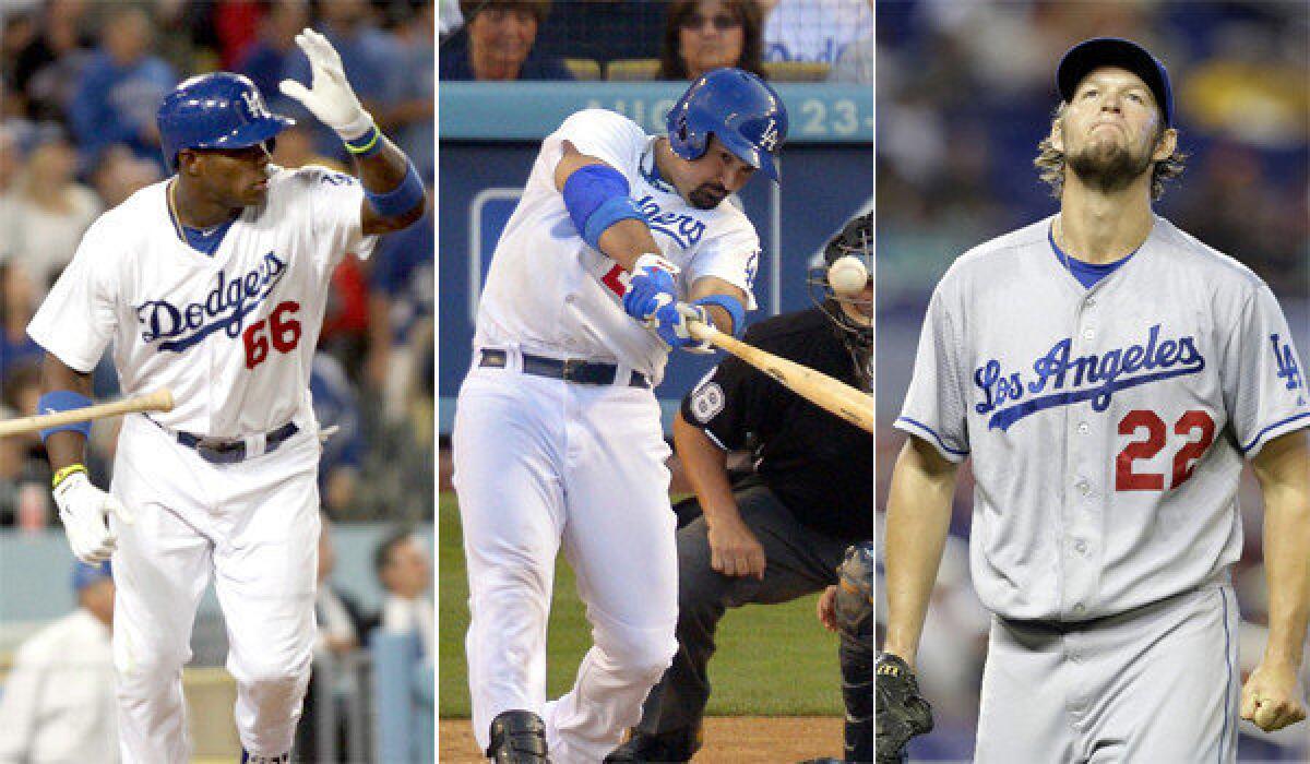 For the Dodgers, it's tough to pick an MVP, but Yasiel Puig, Adrian Gonzalez and Clayton Kershaw are certainly in the discussion, but they aren't the only ones.