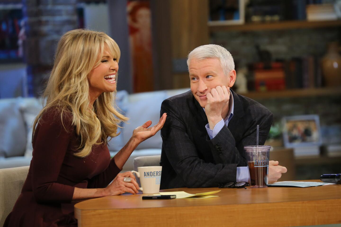 Above: Anderson Cooper with Christie Brinkley. TV journalist Anderson Cooper revealed Tuesday that a work trip had left him blind for almost two days. "Temporarily blinded last week while on assignment," the anchor shared on Instagram. "UV light bouncing off water. Much better now." Cooper was shooting a segment on the coast of Portugal when apparently glare did some damage. "I wake up in the middle of the night and it feels like my eyes are on fire," he said on "Anderson Live," via People. Full story: Anderson Cooper temporarily blind after a gig in Portugal