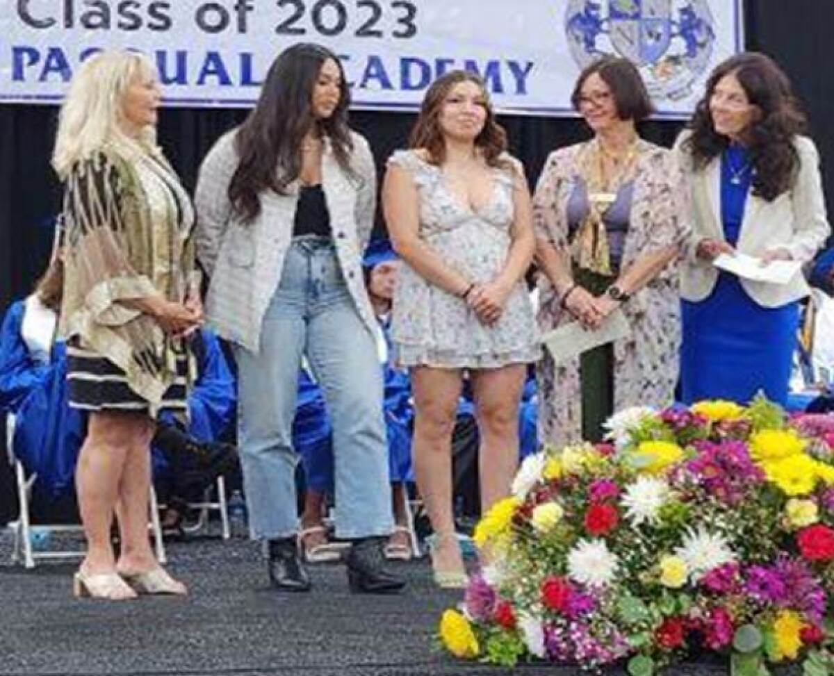 At the Graduation Ceremony of San Pasqual Academy