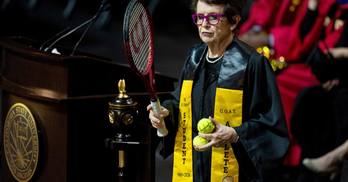 Billie Jean King a obtenu son diplôme universitaire 65 ans après son inscription