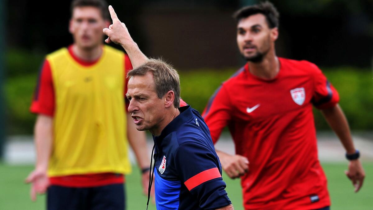 U.S. Coach Juergen Klinsmann is still a big believer in American players challenging themselves in European leagues rather than MLS.