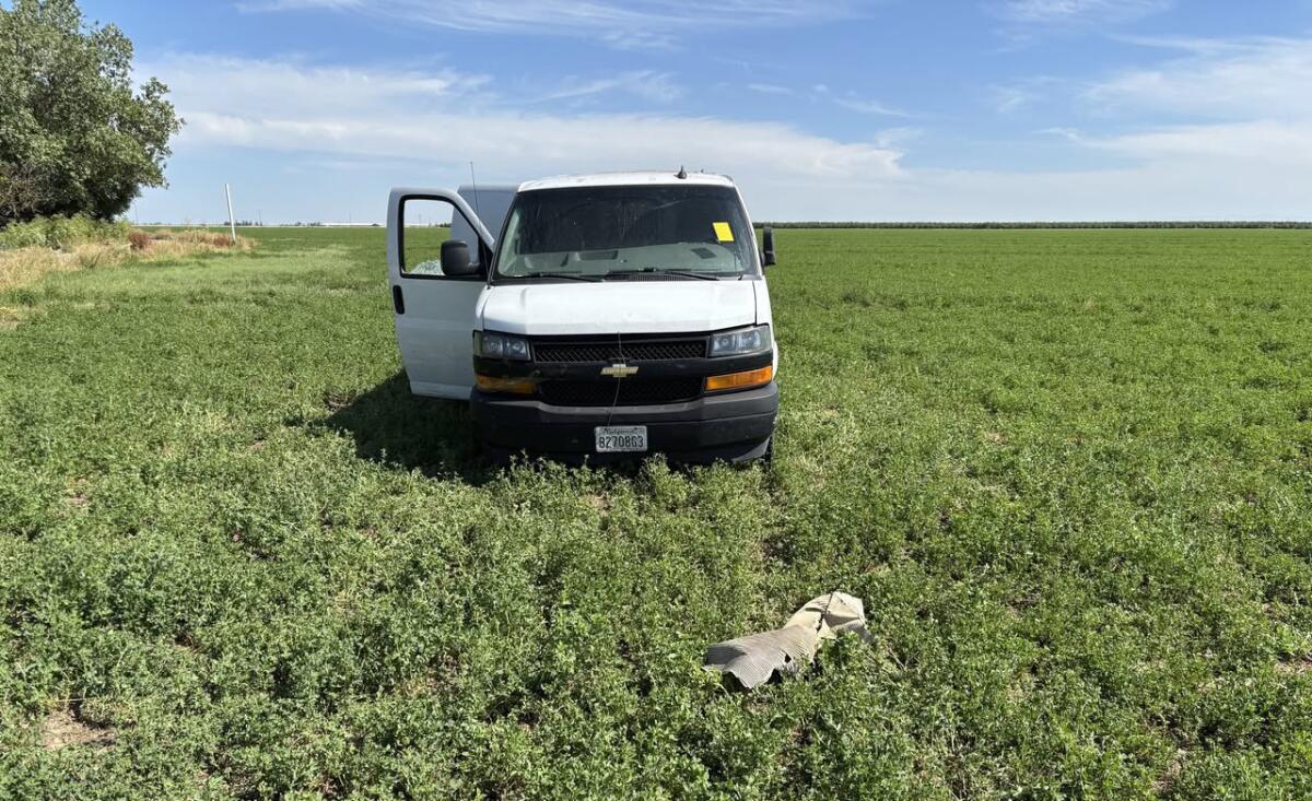 Van was located by Merced Sheriff’s Office on Sandy Mush Road.