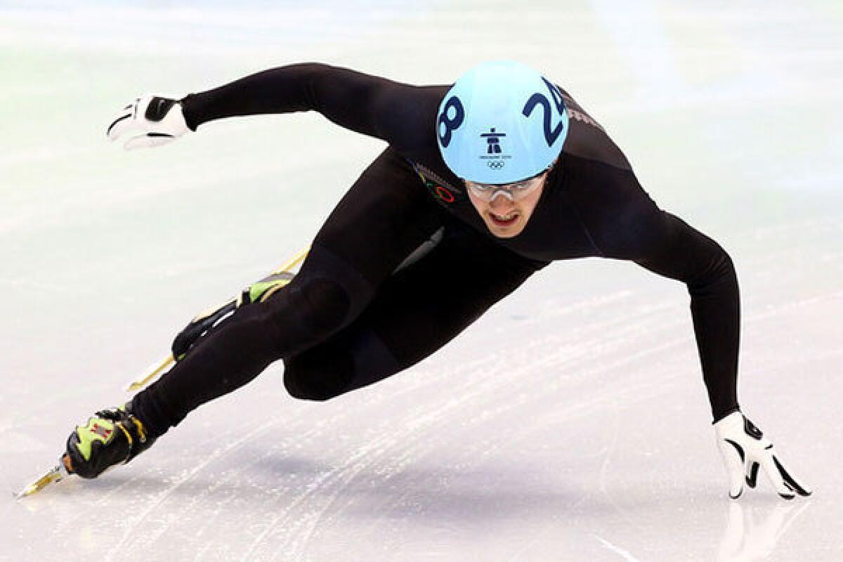 New Zealand speed skater Blake Skjellerup, shown competing in the 2010 Winter Olympics, says he plans to compete as an openly gay athlete at the 2014 Sochi Games.