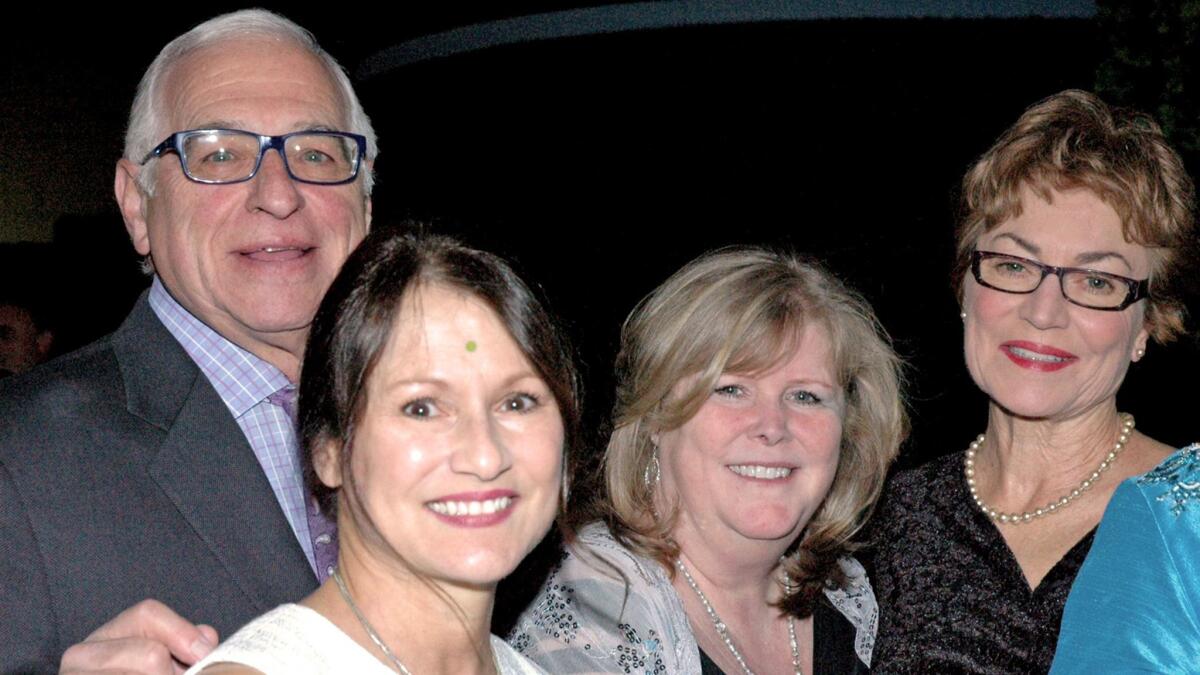 Representing Burbank, from left, are Barry Gussow, Joan McCarthy, Karen Volpei-Gussow and City Council member Sharon Springer.