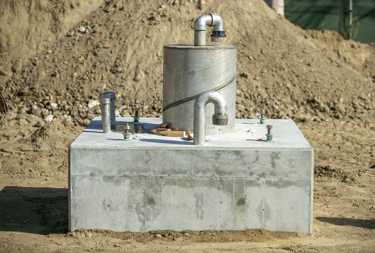 The Croddy well is one of two new wells that the city of Costa Mesa has drilled to ensure a reliable water supply. 