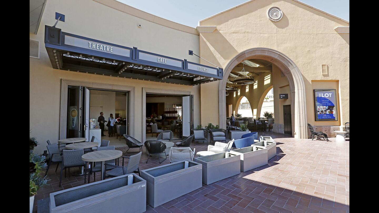 The Lot is a luxury cinema with a cafe, restaurant and bar at Fashion Island in Newport Beach will open to the public on April 20.