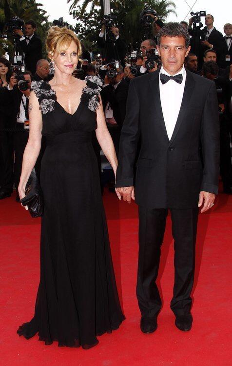 Melanie Griffith and husband Antonio Banderas were among celebrities on the red carpet for the opening of the Cannes Film Festival.