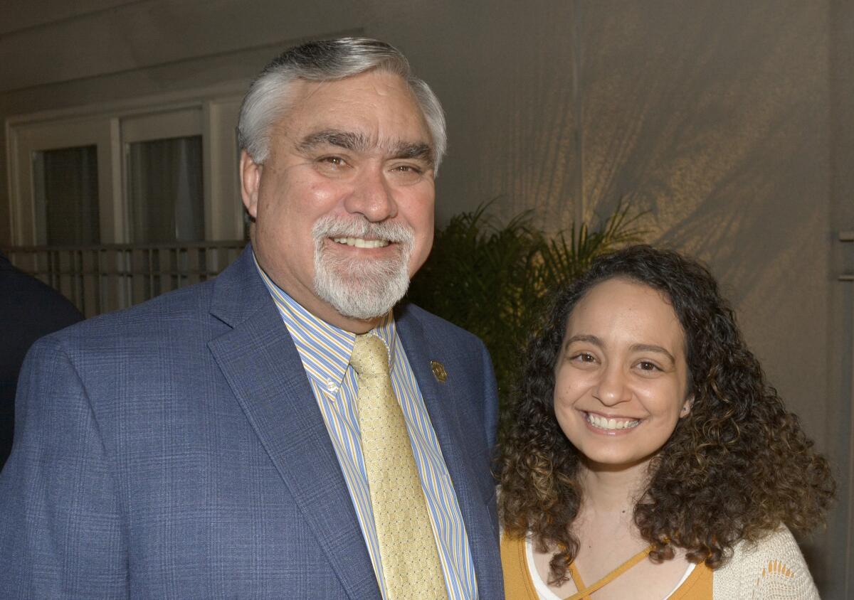 City Councilman Jess Talamantes and Andrea Baghaee, the Boys & Girls Club's 2011 Youth of the Year, were among the 200-plus who were out in support of the club’s $25 at 25 fundraising campaign. Baghaee spoke at a recent club event.