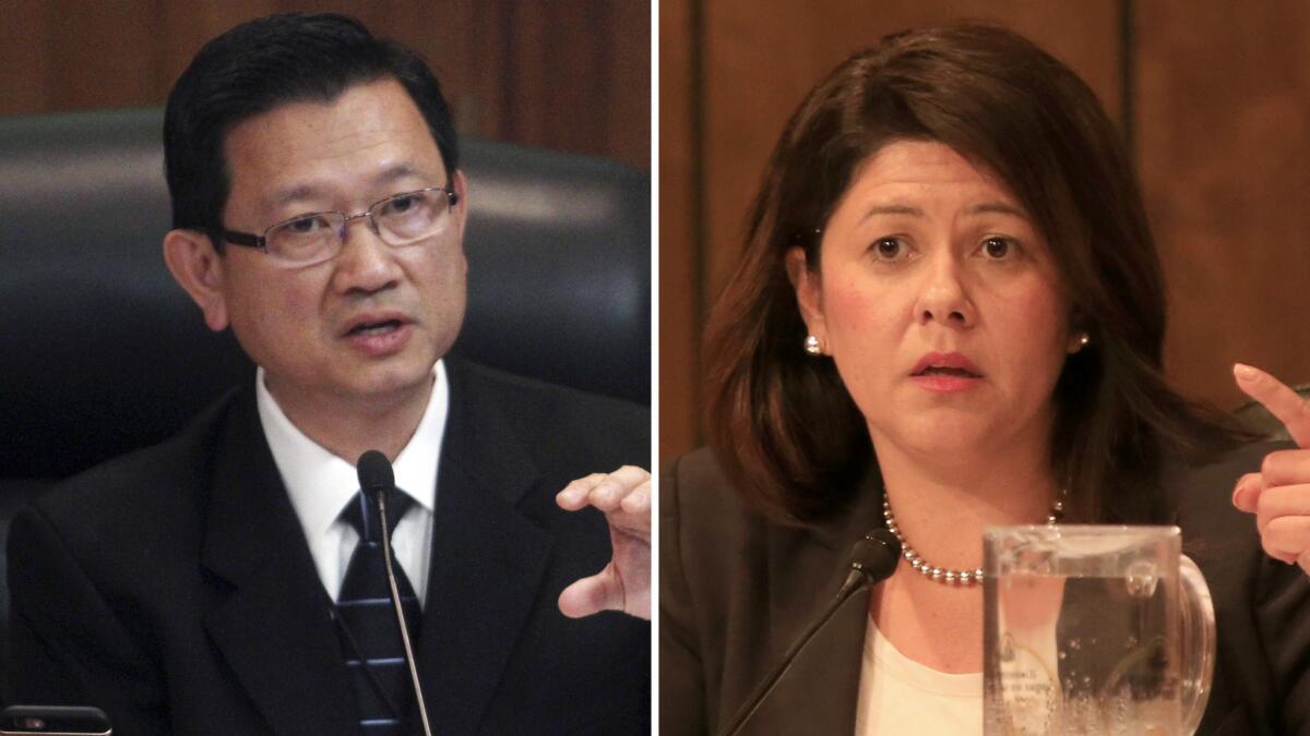 Orange County Supervisor Andrew Do and Michele Martinez, a Santa Ana councilwoman, relentlessly criticized each other during the campaign.
