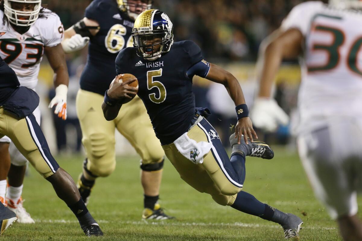 Quarterback Everett Golson says he plans to return to Notre Dame in January after being suspended for cheating.