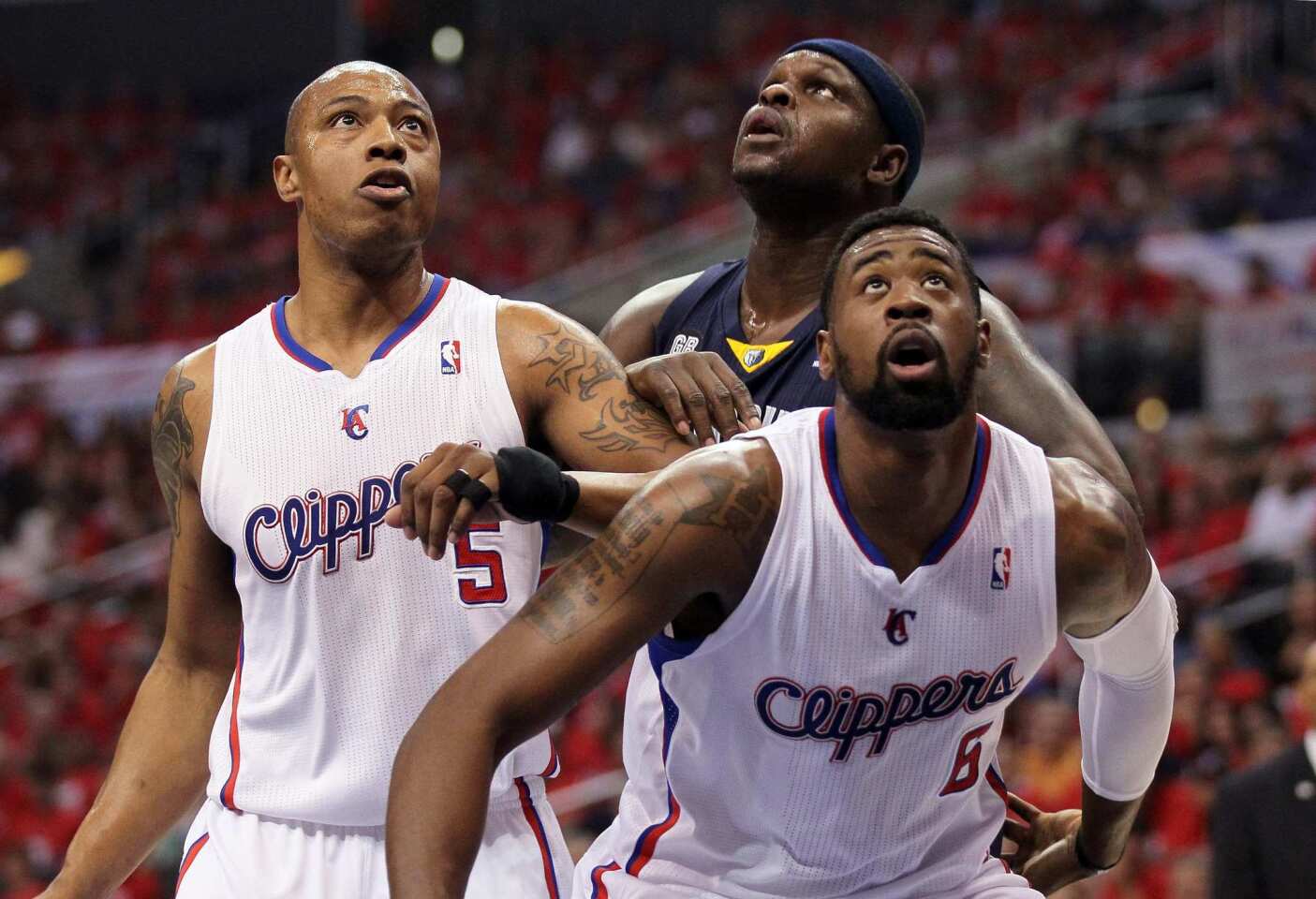 Randy Foye, Zach Randolph, DeAndre Jordan